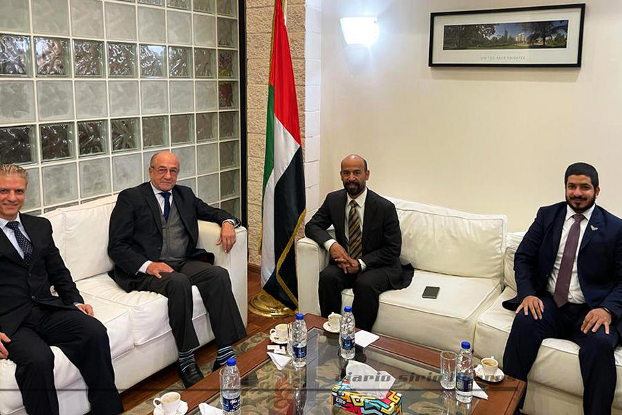 زيارة وفد نادي بوينس آيرس السوري اللبناني  لسفارة دولة الإمارات العربية المتحدة