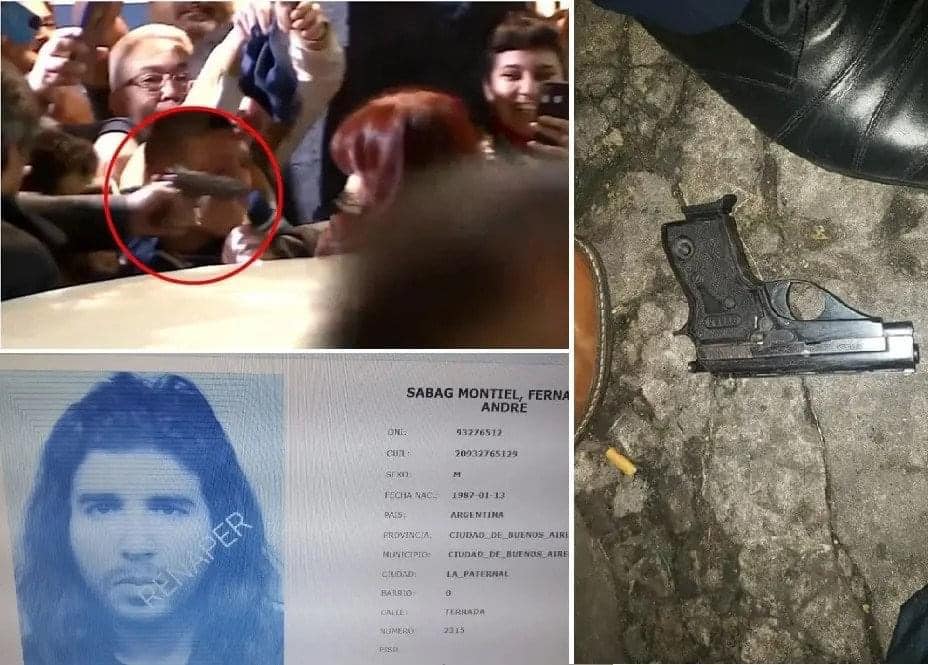 نجاة رئيسة الأرجنتين السابقة من محاولة اغتيال بعد تعطل السلاح أثناء تصويبه على رأسها في الثانية الأخيرة