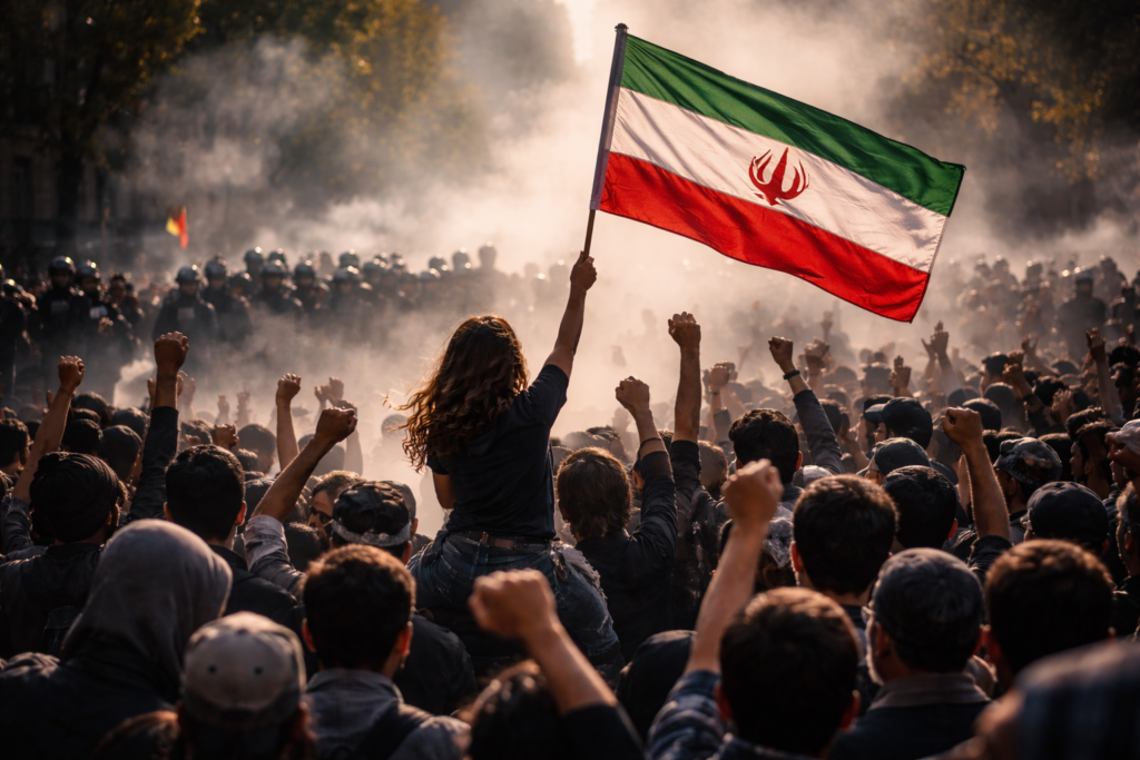 ثورة بلا ميكروفون: حين ينهض الشعب الإيراني ويصمت العالم أمام نظامٍ يقتل مواطنيه ويصدّر الإرهاب